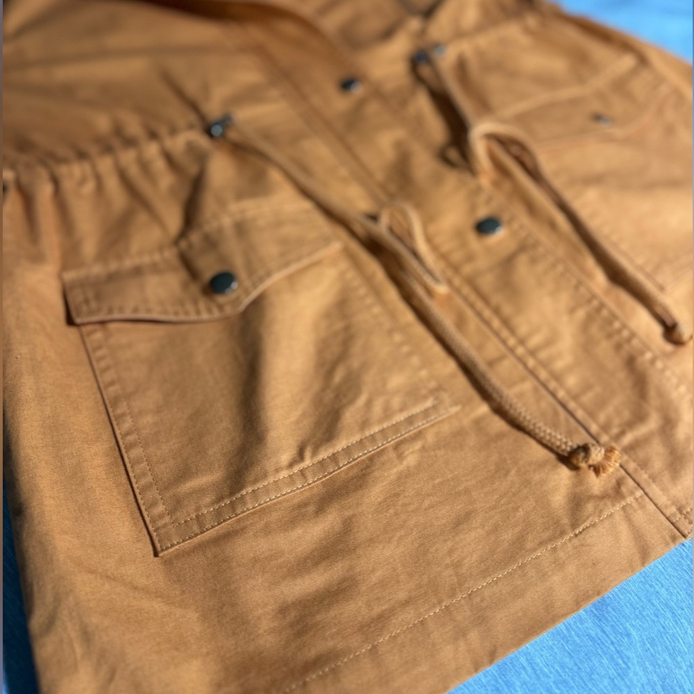Zara Zenana Outfitters Marigold Hooded Women's Utility Vest- Size Medium - Picture 3 of 10